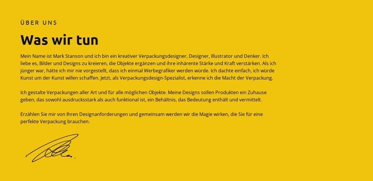 Der Anführer über seinen Weg Website design