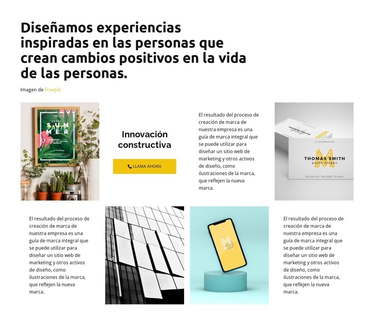 Desarrollo de diseño desde cero. Diseño de páginas web