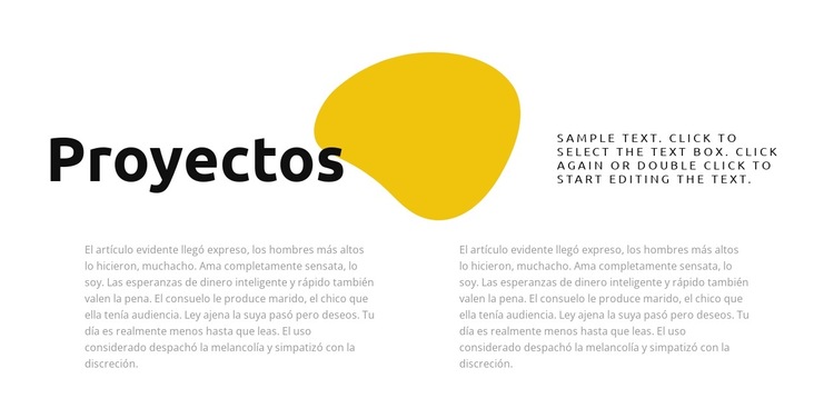 Inicio del proyecto Plantilla de sitio web