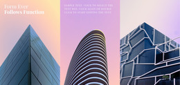 Gallery With Color Architecture - Free Download Homepage Design