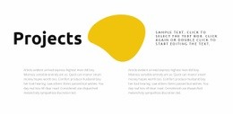 Start of the project - Html Code Example by Nicepage