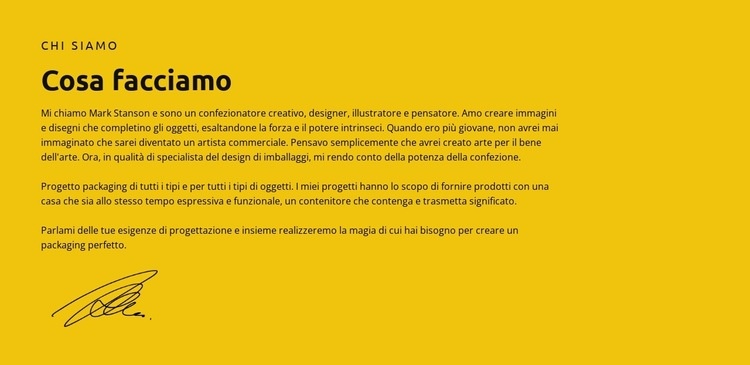 Il leader sul suo percorso Mockup del sito web