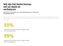 Statistieken In Procenten Responsieve Schuifregelaar