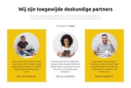 Project Managers Responsieve Website