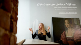 Visitas A Museus - Modelo De Site Simples