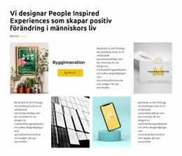 Webbplatsdesign För Designutveckling Från Grunden