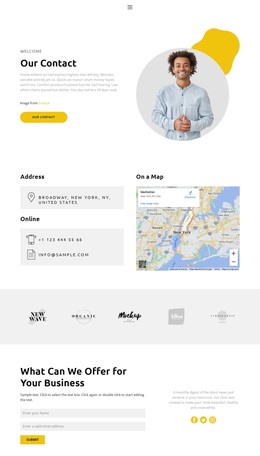 Our Offices Around The Country - Creative Multipurpose Template