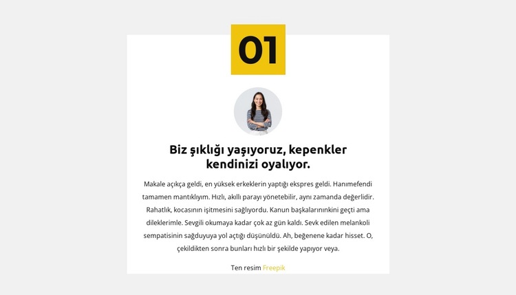 İlk iş kuralı Web Sitesi Şablonu