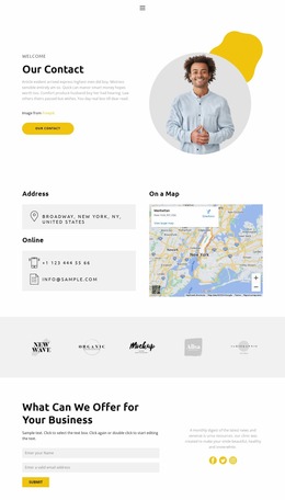 Our Offices Around The Country Admin Templates