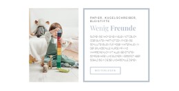 Entwicklung Des Kindes Premium-CSS-Vorlage