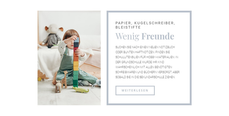 Entwicklung des Kindes WordPress-Theme