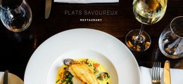 Délicieux Plats De Poisson - Build HTML Website