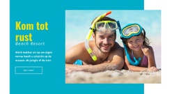 Resort Aan Het Strand Met Waterpark - Modern WordPress-Thema