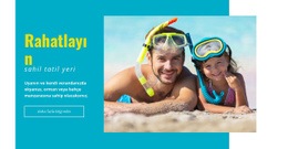 Su Parkı Bulunan Sahil Tesisi CSS Form Şablonu