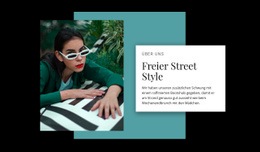 Streetstyle-Laden – Benutzerfreundliche HTML5-Vorlage