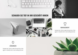 Schauen Sie Tief Ins Geschäft - Einfache Joomla-Vorlage