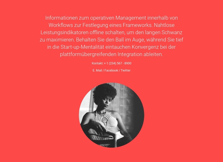 Kunden sagen über uns Website-Vorlage