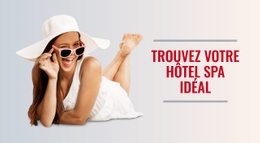 Hôtel Spa Idéal – Outil De Création De Sites Web Facile À Utiliser