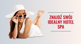 Idealny Hotel Spa - Inspiracja Makietą Strony Internetowej