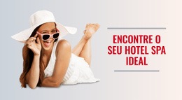 Hotel Spa Ideal - Inspiração Para Maquete De Site