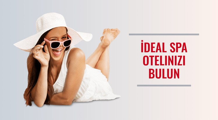 İdeal spa oteli CSS Şablonu