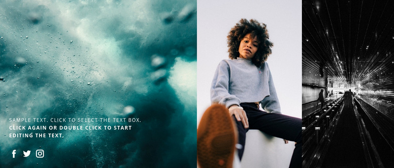 Festival of creative photographers Squarespace Template Alternative