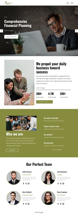 Strategic Consulting Solutions - Site Template