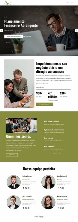 Soluções De Consultoria Estratégica - Landing Page Criativa Multiuso