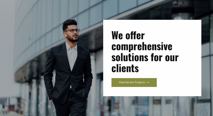 Client-centric consulting Website Design