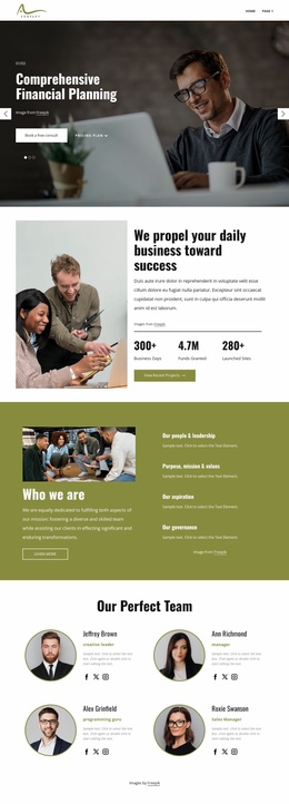 Strategic Consulting Solutions - Simple Website Template