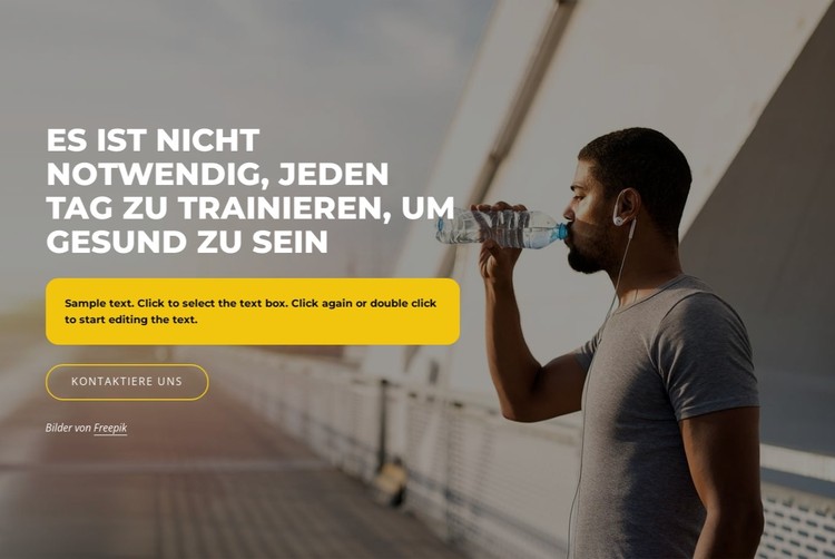 Erreichen Sie Ihre Fitnessziele CSS-Vorlage