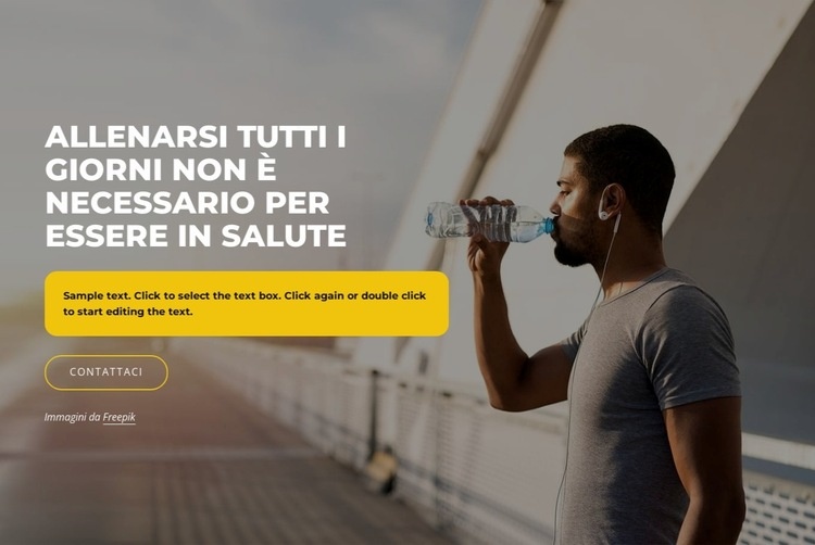 Raggiungi i tuoi obiettivi di fitness Progettazione di siti web