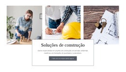 Soluções De Construção - Construtor De Sites Profissional