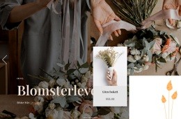 Blomsterleverans – Bästa Gratis WordPress-Tema