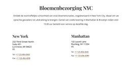 Gratis Websitebouwer Voor Contacten Voor Bloemenbezorging