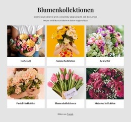 Frische Blumen - Design Für Eine Seite
