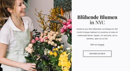 Pflanzen- Und Blumenlieferung – Vorlage Für Website-Builder