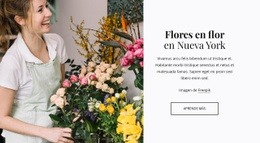 Entrega De Plantas Y Flores. Plantilla Responsiva Html5