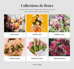 Créateur De Site Web Prêt À L'Emploi Pour Fleurs Fraîches