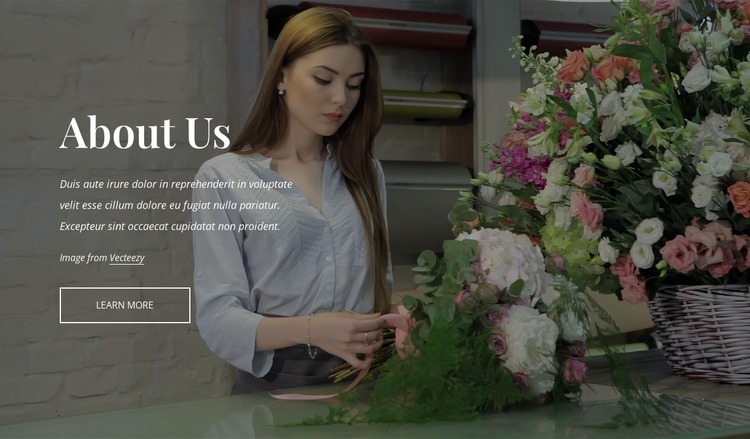 Florist-flower shop Html Website Builder