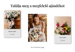 Luxus Virág Kollekciók HTML5-Sablon