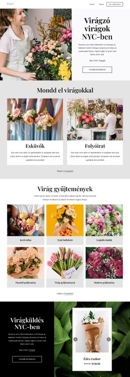 Oldal HTML-Kódja A Következőhöz: Virágzó Virágok NYC-Ben