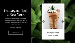 I Nostri Bouquet Moderni - Modello Di Pagina HTML