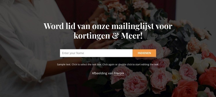 kom bij onze maillijst HTML5-sjabloon