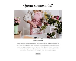 Encomende Flores Online - Modelo De Site Simples