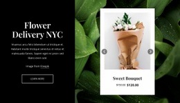 Our Modern Bouquets Squarespace Template Alternative