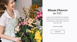 Plant And Flower Delivery - Simple Website Template