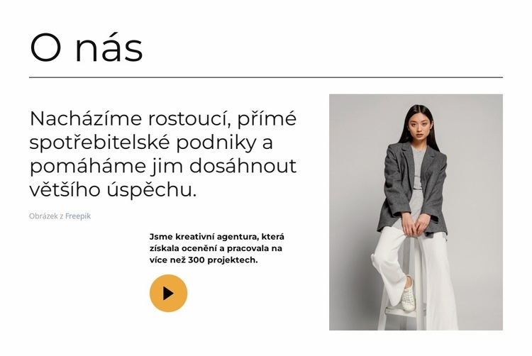 Nacházíme rostoucí Šablona CSS