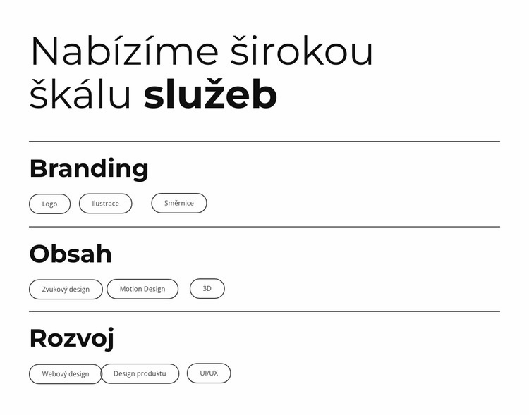 Rádi řešíme problémy Šablona HTML