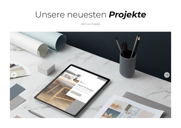 Von Unternehmen genutzte digitale Produkte HTML Website Builder